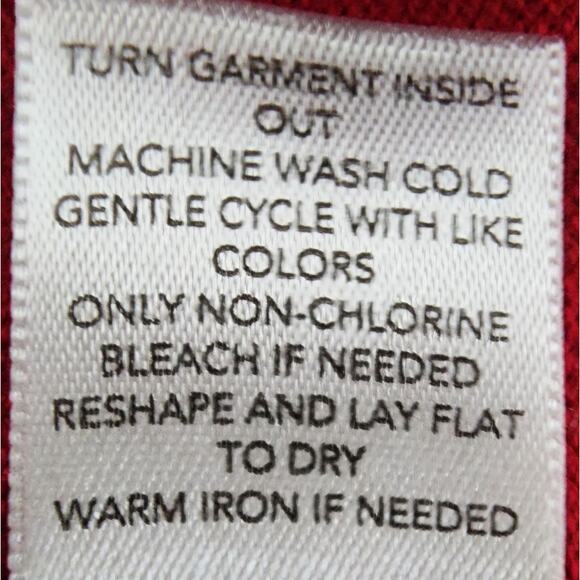 Christopher & Banks Womens Knit Sleeveless tank top red Cotton Blend Size Small - Picture 6 of 11